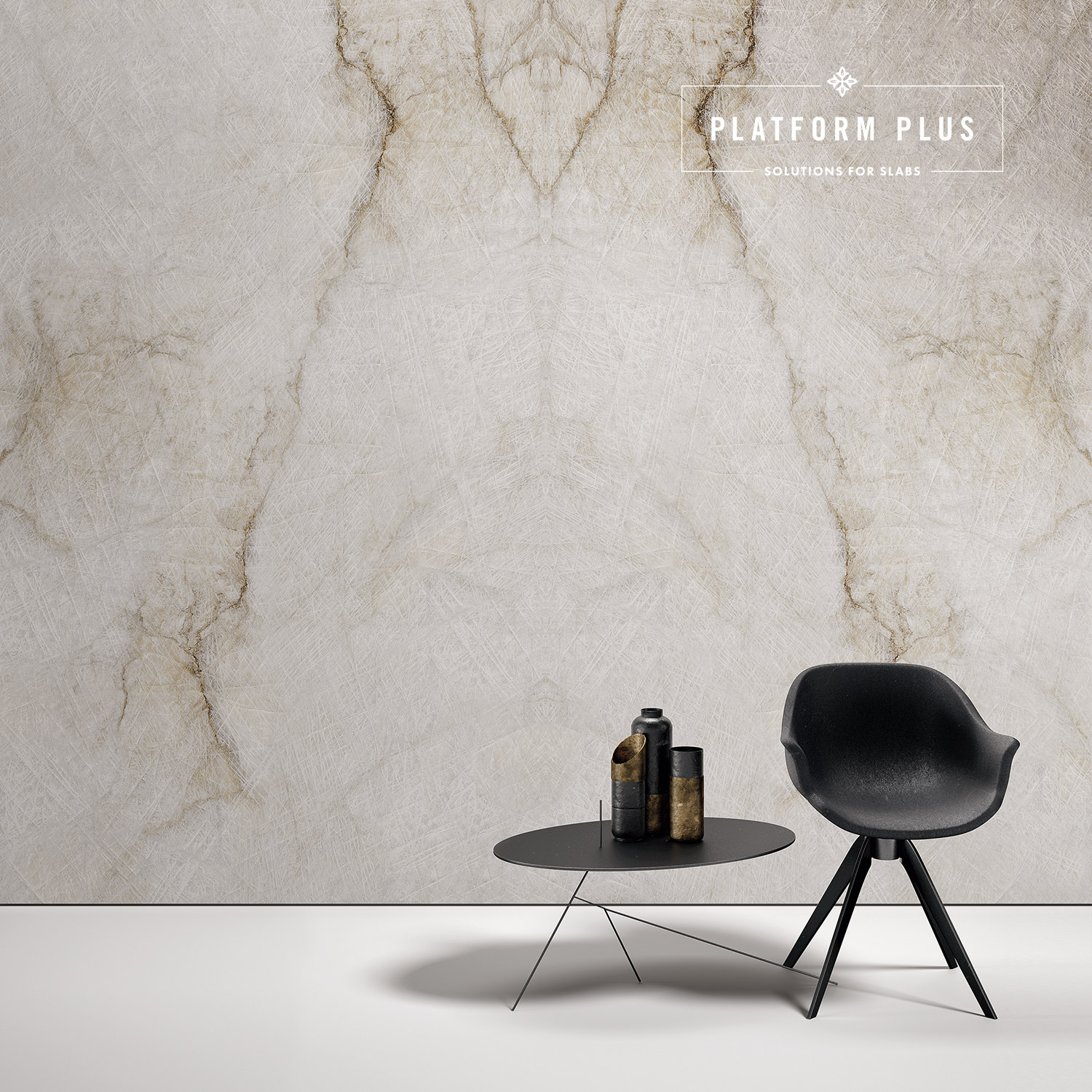 Support for high-performance porcelain slabs - Platform Plus.