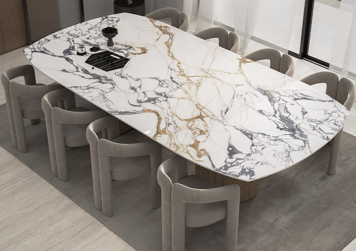 Support for high-performance porcelain slabs - Platform Plus.